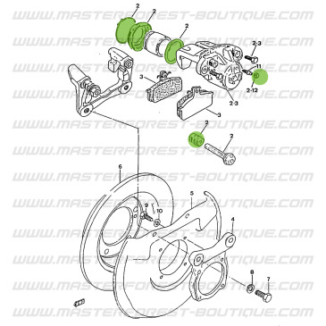 Kit guarnizioni pinza freno Lucas o Girling – Suzuki Santana Samurai