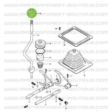 Schaltknauf Verteilergetriebe Suzuki Santana Samurai Benzin 410 und 413
