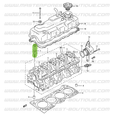 Satz 10 Zylinderkopfschrauben für Suzuki Santana Samurai 413 8 Ventile