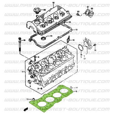 Cylinder head gasket, 16 valves, Suzuki Santana Samurai and Jimny