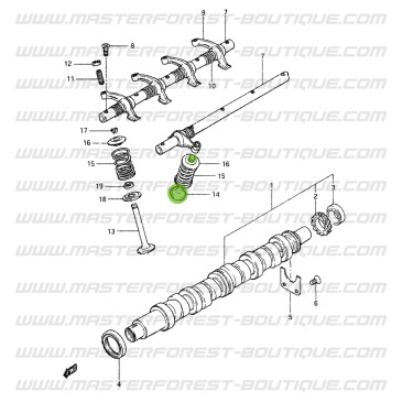 Soupape d'échappement 410