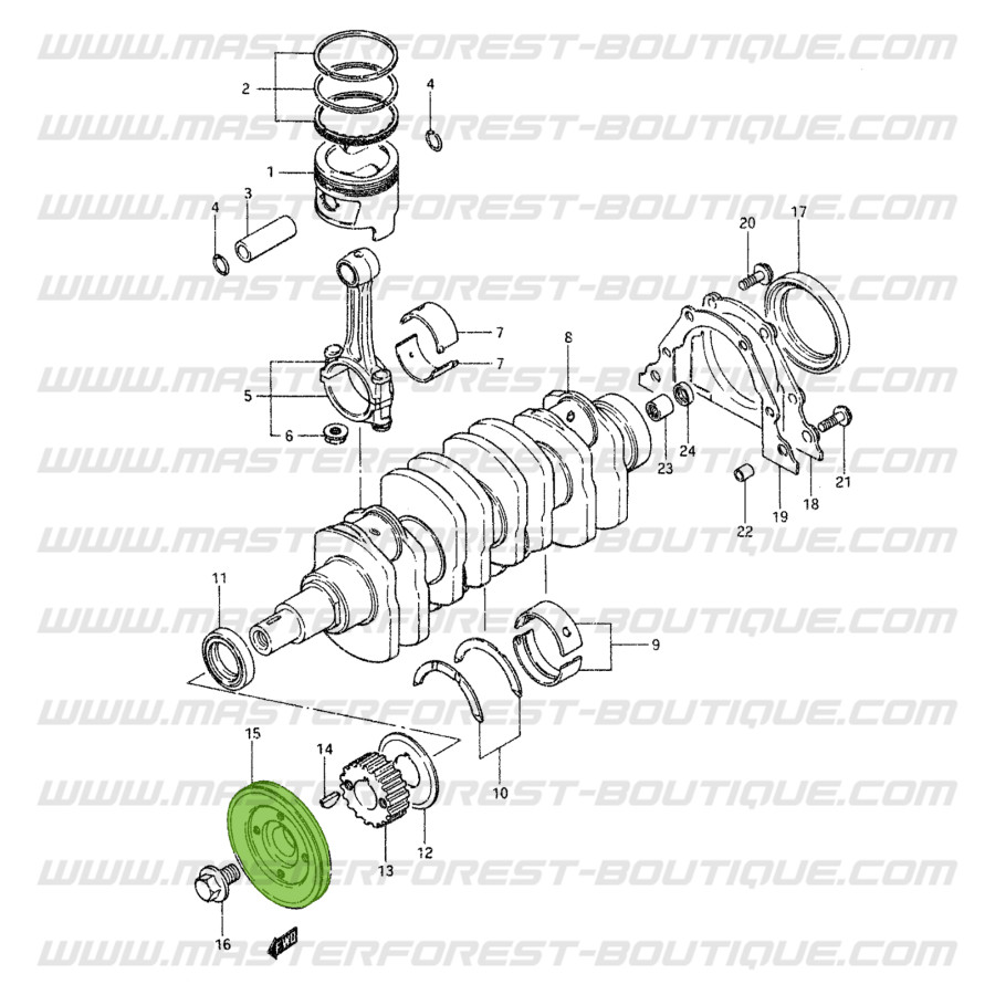 Poulie Arbre à Cames BMW 11237793593 - Compatible X6 E71, Série 6 E63, Neuve OEM Qualité