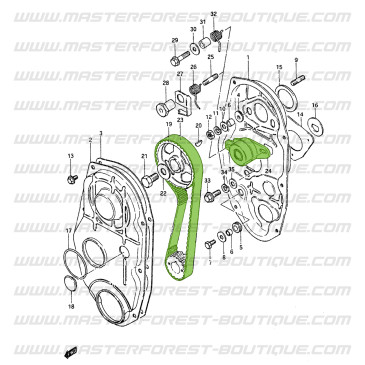 Kit de distribuição Suzuki Santana 410 – 84 dentes