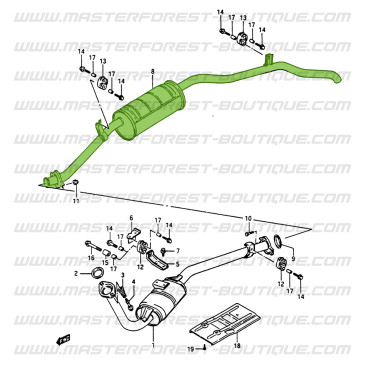 Marmitta per Suzuki Santana Samurai 413