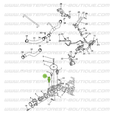 Sonde de température Suzuki Santana Samurai 1.9TD (moteur Peugeot)