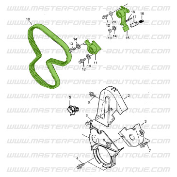 Kit distribution Suzuki Santana Vitara 1.9 TD