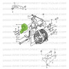 Galet tendeur de courroie d'accessoires Suzuki Vitara TD
