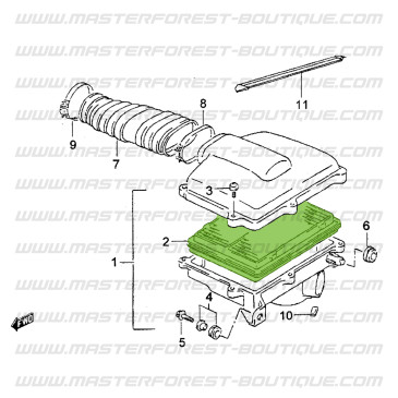 Air filter Suzuki Santana Samurai TD