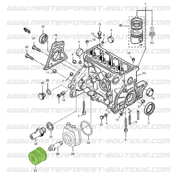 Ölfilter Suzuki Santana Samurai D