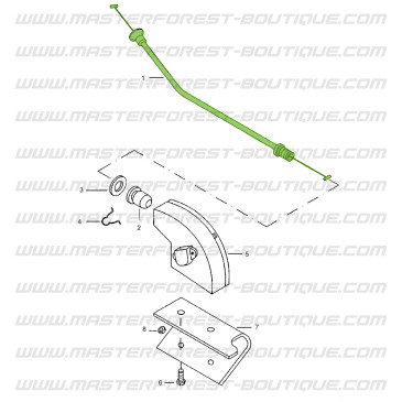 Accelerator cable Suzuki Santana Samurai D