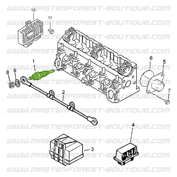 Preheating plug Suzuki or Santana Samurai diesel