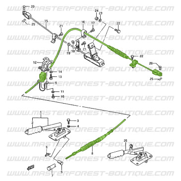 Handbremskabel für Suzuki Santana 413