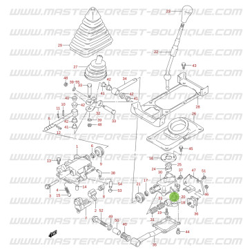 Gear lever bushing for Suzuki Santana Jimny