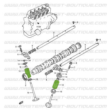 Ressort de soupape Suzuki Santana Samurai 413 8 soupapes