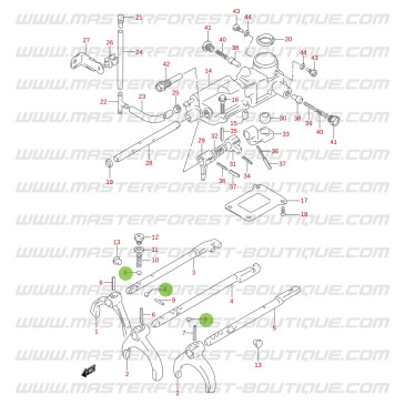 Schaltgetriebe-Sperrkugel für Suzuki Santana Vitara