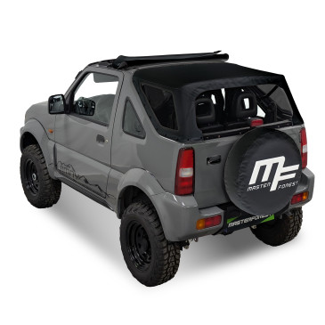 Capota preta MF vidros escurecidos 4X4 Suzuki Jimny