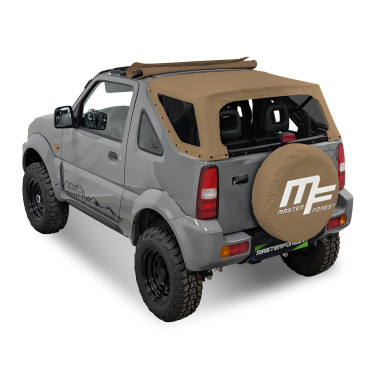 Capote MF marron vitres teintées 4X4 Suzuki Jimny