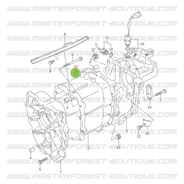Tapon de caja de transferencias para Suzuki Santana Vitara.