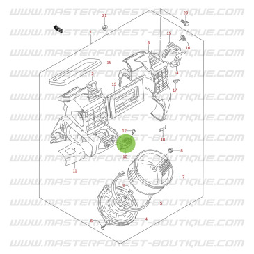 Resistencia de calefacción para Suzuki Santana Vitara
