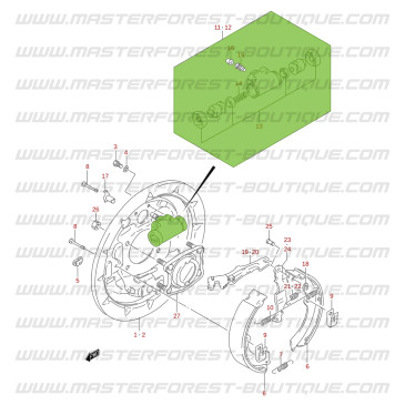 Wheel cylinder, Suzuki Santana Vitara