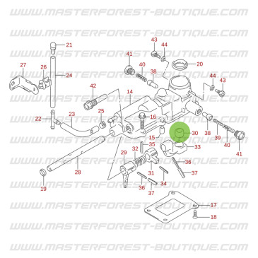 Bucha da alavanca de câmbio para Suzuki Santana Vitara