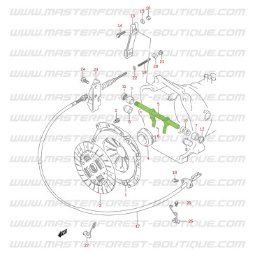 Forcella frizione Suzuki Santana Vitara