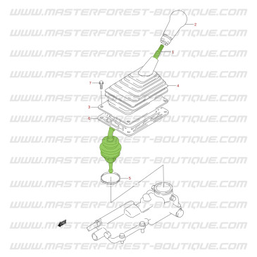 Leva del cambio per Suzuki Santana Vitara benzina e diesel
