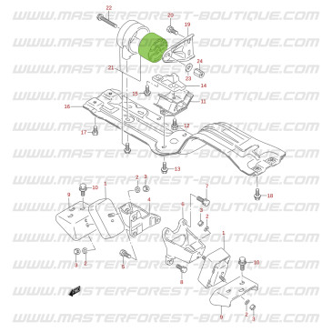 Silentblock da caixa de velocidades – Suzuki Santana Vitara