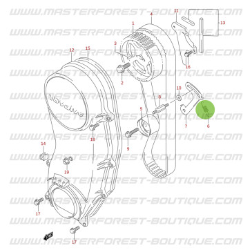 Resorte de tensión de distribución para Suzuki Santana Samurai 1.3 16V