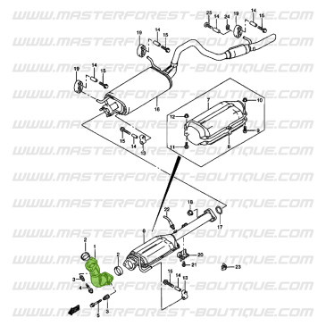 Tubo primario di scarico per Suzuki Santana Vitara 2.0 i 16V
