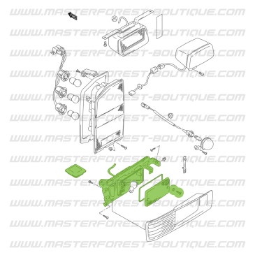 Luz antiniebla izquierda Suzuki Santana Vitara