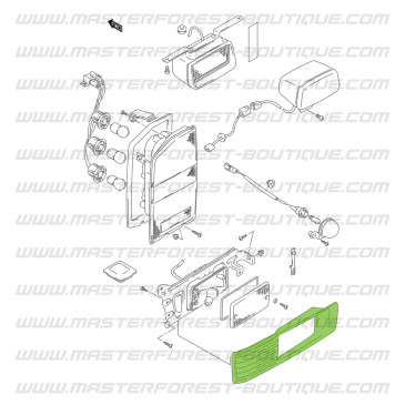 Linker Nebelscheinwerferturm Suzuki Santana Vitara