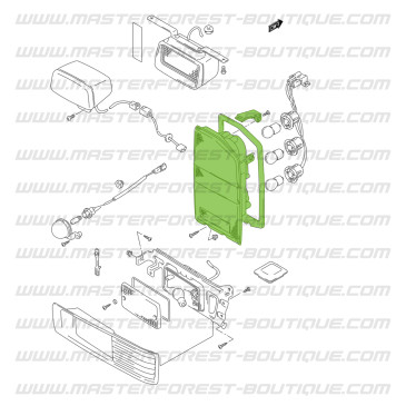 Suzuki Santana Vitara luz traseira direita