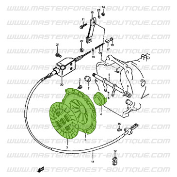 Kit frizione per Suzuki Santana Vitara 2.0 HDI 20 scanalature