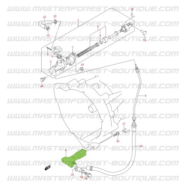 Clutch slave cylinder for Suzuki Santana Jimny 1.5 DDIS