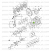 XXXBEN Roulement pilote volant moteur Suzuki Santana Vitara 2.0 TDI
