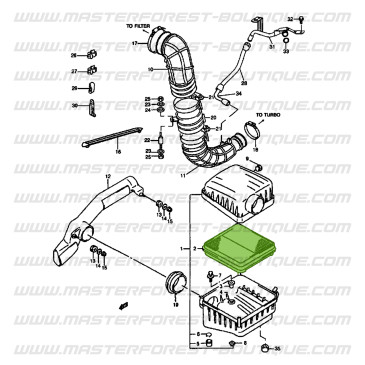 Luftfilter Suzuki Santana Vitara 2.0 HDI
