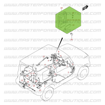 Micro fusible PAL 5A Suzuki Jimny 2018-