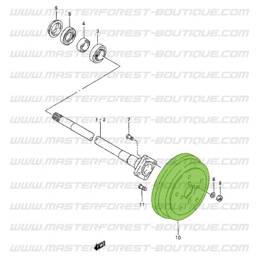 Tambour de frein arrière Suzuki Santana Vitara