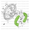 Rear brake shoes Suzuki Santana Vitara