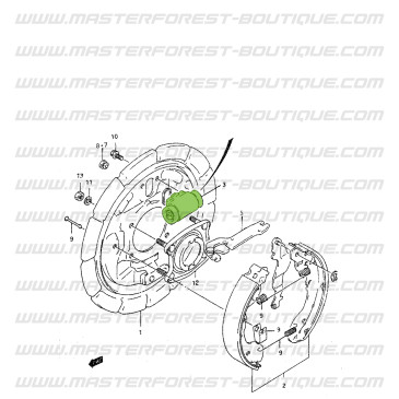 Suzuki Santana Vitara cilindro de roda alta