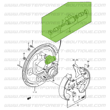 Cilindro de freno para Suzuki Santana Vitara