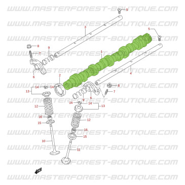 Camshaft, Suzuki Santana Vitara (8 valves)
