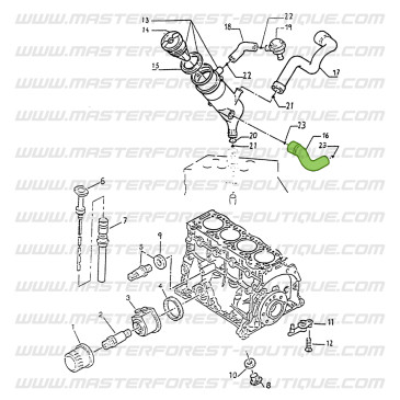Raccord de décanteur d'huile Suzuki Santana Vitara 1.9 TD