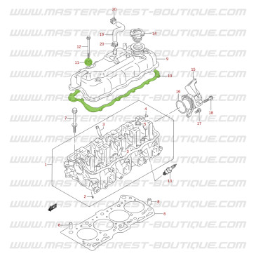 Guarnizione copribilanciere Suzuki Santana Vitara 8 valvole