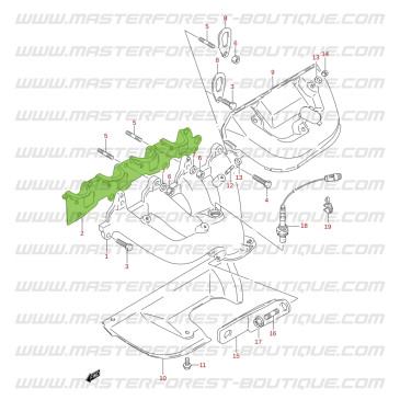 Junta do coletor de admissão para Suzuki Santana Vitara 1.6