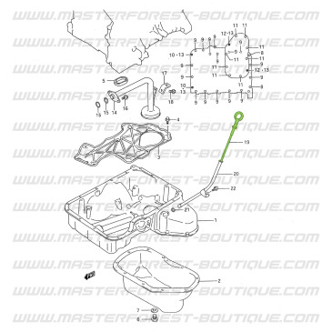 Jauge à huile Suzuki Santana Vitara V6