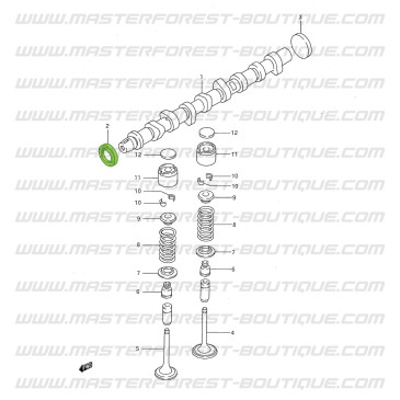 Camshaft oil seal for Suzuki Santana Vitara 2.0 TDI