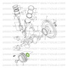 XXXBEN Joint SPI de vilebrequin côté distribution Suzuki Santana Vitara 2.0 V6