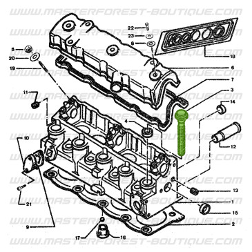 Kit de 10 tornillos de culata para Suzuki Santana Vitara 1.9 D.
